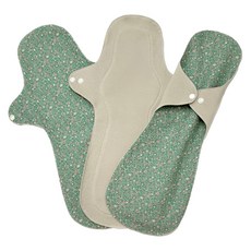 수미인 자연 면 생리대 대형 속옷 자국없는 숨쉬는 방수 답답하지 않는 생리대 오가닉흡수체 인체건강 무해 순수한 면생리대, 1개, 3개입