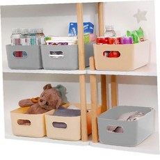 소품 정리 정리함 주방 거실 다용도수납 용품, 화이트(소형), 1개