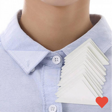 수예용품 셔츠 구김방지 스티커 넥 고정 패치 20매