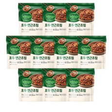 CJ 제일제당 [깔끔하게 맛있는] 비비고 호두연근조림 90g 즉석반찬 간단한요리 장류 반찬류, 10개