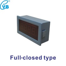 4자리 LED 디지털 카운터 DC 12V 전기 0-9999 누적 백커버 포함 2000Hz 미만 업/다운 플러스/마이너스