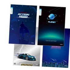 르꽁드 초등3-6 알림장 좁은칸 남 초등공책, 랜덤1개