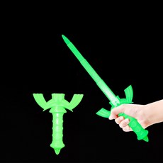 야광 럭셔리 4단 황제검 색상랜덤 장난감칼 토이, 상세페이지 참조, 1개