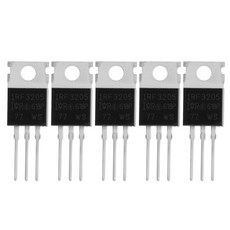 5PCS IRF3205 전원 트랜지스터 필드 이펙터 IRF3205PBF TO-220 MOSFET TUBE NEW, 검은색, 5개