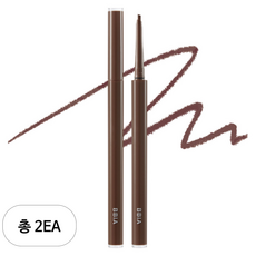 삐아 라스트 오토 젤 아이라이너 슬림 0.1g, 쇼콜라봉봉S, 2개
