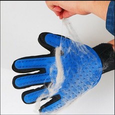 寵物除毛手套 貓咪狗狗通用去浮毛神器梳子毛刷寵物用品, 1個, 左手,擼毛手套顔色隨機
