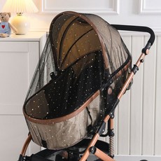 유모차 모기장 방충망 덮개 개모차 별, 1개, 상세페이지 참조