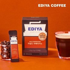 이디야 스틱커피 마일드 아메리카노 10개입, 1g, 1개