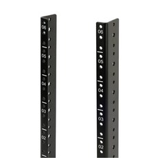 Tecmojo 12U 수직 서버 랙 레일 페어 키트 DIY 키트 장비 장착에 나사 12-24개 포함 블랙 133084, 6U Vertical Rail