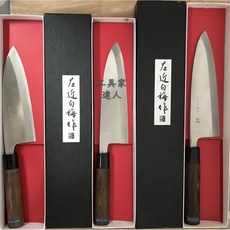 工具家達人 日本製 左近白梅 出刃 不鏽鋼 魚刀 厚 日式料理刀, 1個, 150mm 手工磨利
