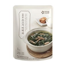 아워홈 담백한 소고기미역국, 300g, 5개