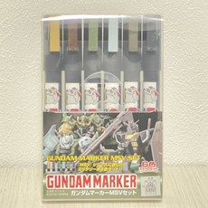 《GTS》郡氏 GUNZE GMS-127 鋼彈專用油性麥克筆 軍事色系6色 MSV套組 506600, 1個