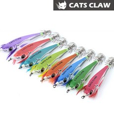 추랑 3D눈알 수평에기 쭈갑 갑오징어 에기, 1개, 0.095kg, 쿠잉에기04그린