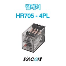 카콘 릴레이 14핀 HR705-4PL 220VAC MY4N Relay LED표시, 1개