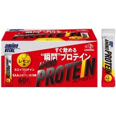 60 BCAA EAA 아미노 바이탈 아지노모토 아미노 단백질 분말 레몬 맛 개 입상, 1개