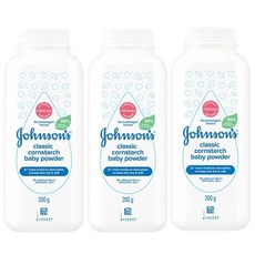 존슨즈베이비 콘스타치 파우더 오리지날향 클래식, 200g, 3개