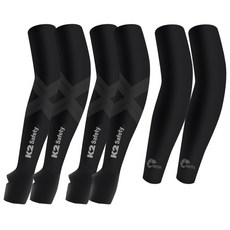 K2 세이프티 손등형 쿨토시 2개 + 네파 쿨토시 1개 세트, K2 손등형 블랙2+네파블랙1