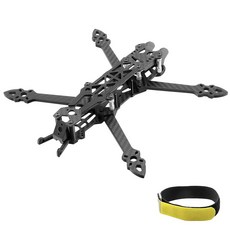 DashRC Mark4 HD 12.7cm 5인치 FPV 레이싱 드론 프레임 키트 RC 프리스타일 FPV용 5mm 암이 있는 225mm 휠베이스 탄소 섬유 쿼드콥터 DJI 에어