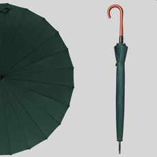棲野Cheer VONLILIENFELD24骨雨傘 暴雨24骨結實超大傘長柄直桿傘自動晴雨兩用女複古雙人傘折疊黑膠晴雨傘