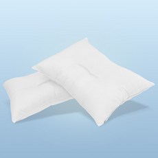 [국내공장생산] 이브닝모드 1+1 경추베개솜 바른자세 항균솜, 2개, 화이트