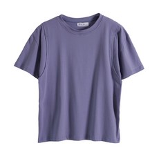 Babyshare 韓版寬鬆顯瘦修身素色全棉短袖孕婦哺乳衣，棉質透氣授乳上衣，外出居家孕婦T恤