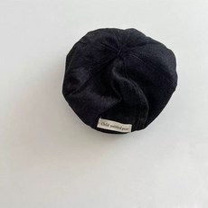 블랙체리 아동용 데님 청 베레모