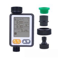 自動灌溉系統 定時澆花器, 自動澆水器【黑色】, 1個