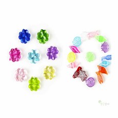 YGSA 아크릴 장신구재료 15mm 공예품, 바다