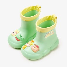 YANGTA 아동용 가벼운 미끄럼방지 장화 남아 여아 키즈 주니어 레인부츠 어린이 신발