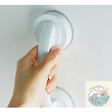 웍스알 흡착식 도어핸들 백색 샷시흡착손잡이