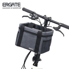 얼게이트 T핸들바 바구니, 그레이, 1개