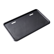 碳纖維車牌框 鍛造碳纖維車牌框 卡夢車牌框 正碳纖維紋路 車牌框 小七碼 白牌機車7碼 碳纖維牌框, 1個, 卡夢紋款