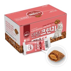 미미정식 덴탈 시리얼 고양이간식, 30개, 20g, 참치+게