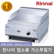 린나이 업소용 소형 가스형부침기 소형부침기 RSB-450H, LNG, LNG(도시가스용)