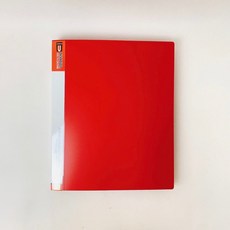 珠友文化 A4 小三孔 PP 圓形夾 活頁資料夾 孔徑19mm 文件夾, 1個, A4 PP小3孔夾 紅色