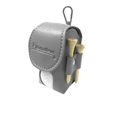 GM& Golf Ball Pouch Golf Ball Two-Ball Case Golf Pouch 手袋, 灰色