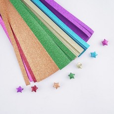 반짝이 별종이 종이 접기 대량 레인보우 별접기 hoo+491aH, 본상품선택, 본상품선택, 블루