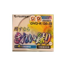 FUJIFILM VDRP120G WT 4X DVD-R for VIDEO 화이트, 1개