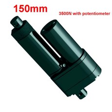 300mm 스트로크 최대 3500N DC 12V 24V 36V 48V 전기 선형 액추에이터 리프트 모터(전위차계 포함), 500N 30mm s, 1개
