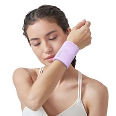 YOTTOY KOREA 요토이 손목보호대 손목아대 스포츠아대 골프 테니스 헬스 배트민턴 1P, 1개, 퍼플