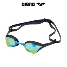아레나 arena 성인 코브라 울트라 레이싱 미러 수경 AGL-180M A5AC2AG18 AS5SGG02UZ, BLK, 1개, BLK
