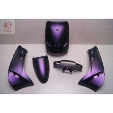 E-GIN部品 DIO-SD 迪奧 可動烤漆車殼套件 消光變色龍 2孔 F5E, 1個, 碟煞