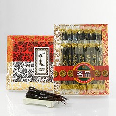 [인삼 명품관] 홍삼정과 한뿌리정과 비단지함(중) 400g(12-15뿌리), 400g, 1개