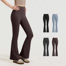 [MNC] -창고 장리 -여성 요가바지 트레이닝 필라 테스복 부츠컷 나팔 레깅스 스포츠 운동 요가 요가복 필라테스 운동복 하의 팬츠 4color