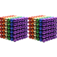 네오큐브 5mm 자석볼 세트, 레인보우, 2개