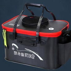 접이식 낚시밑밥통 살림통 기포기 구멍 방수 두레박 미끼통, 1개, 라이프원 1-살림통-소형