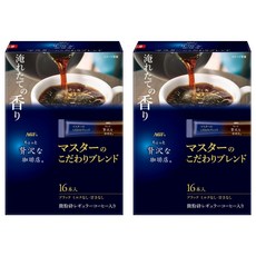 조금호화로운커피숍 블랙 마스터스 초이스 블렌드 스틱, 1.9g, 2개, 16개입