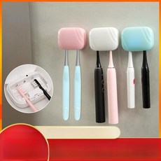 DOA 욕실 UV 살균 칫솔꽂이 휴대용 벽걸이 칫솔 살균기, 흰색