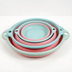 접이식대야 세수대야 대아 바구니, 소형, 1개