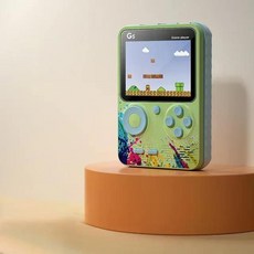 초미니 미니 레트로 고전 게임기 추억의게임 아케이드 휴대용 오락실 겜보이, Green